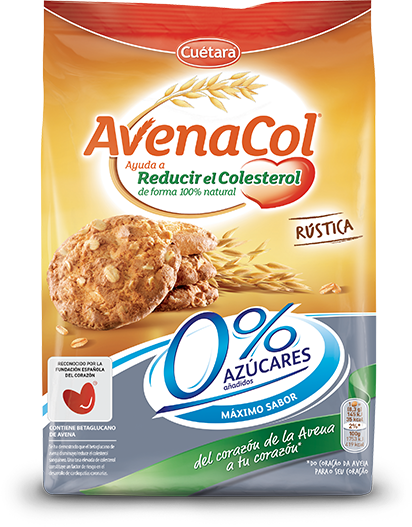 Embalagem da Avenacol Rústica 0% Açúcares
