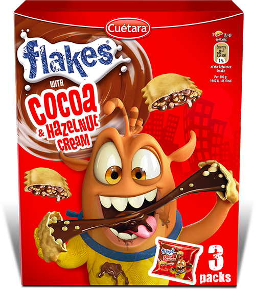 Pack of Flakes Hazelnut