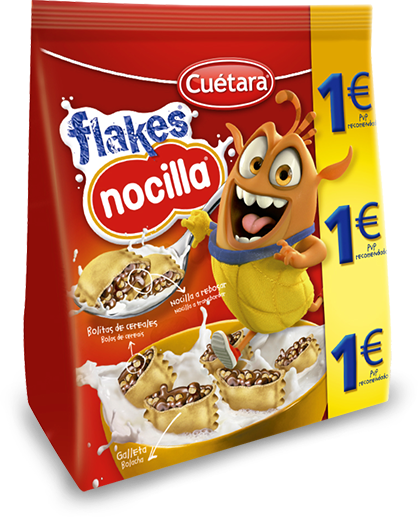 Pack de Choco Flakes Nocilla