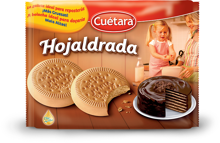 Embalagem da Marias & Tostadas Hojaldrada