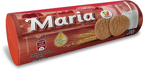 Embalagem da Marias & Tostadas Maria