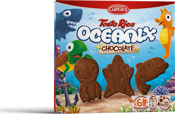 Embalagem da TostaRica Oceanix Chocolate