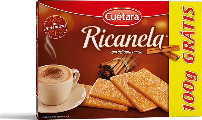 Embalagem da Ricanela Canela